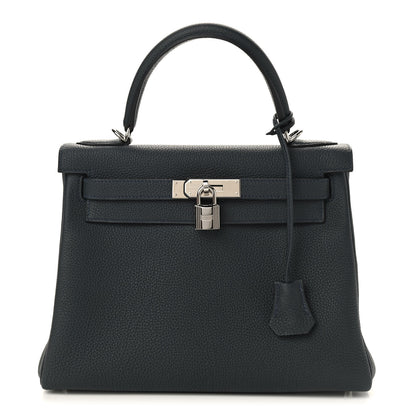 Hermes Togo Kelly Retourne 28 Vert Rousseau 1 of 11