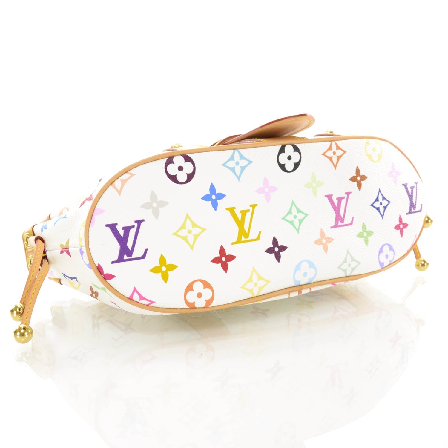 Louis Vuitton Monogram Multicolor Theda GM White 4 of 7