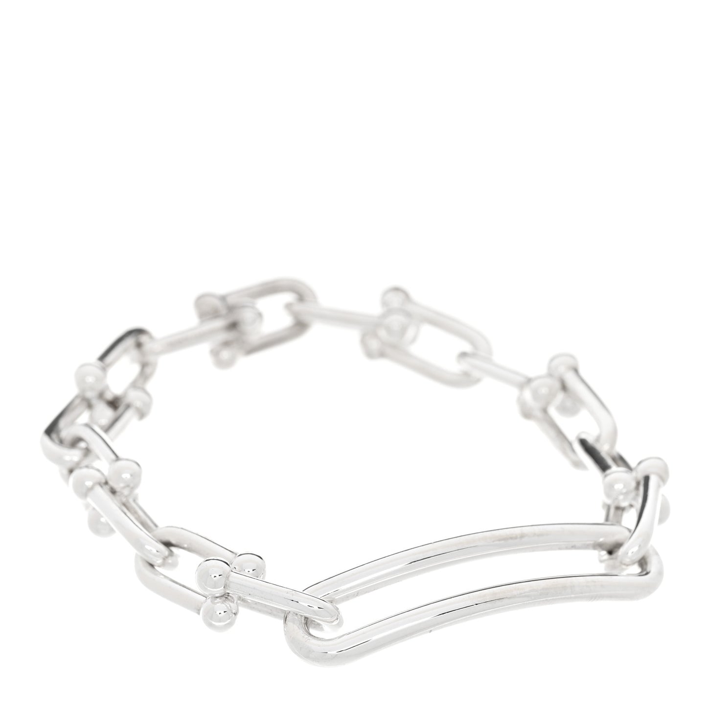 Sterling Silver HardWear Elongated Link Bracelet