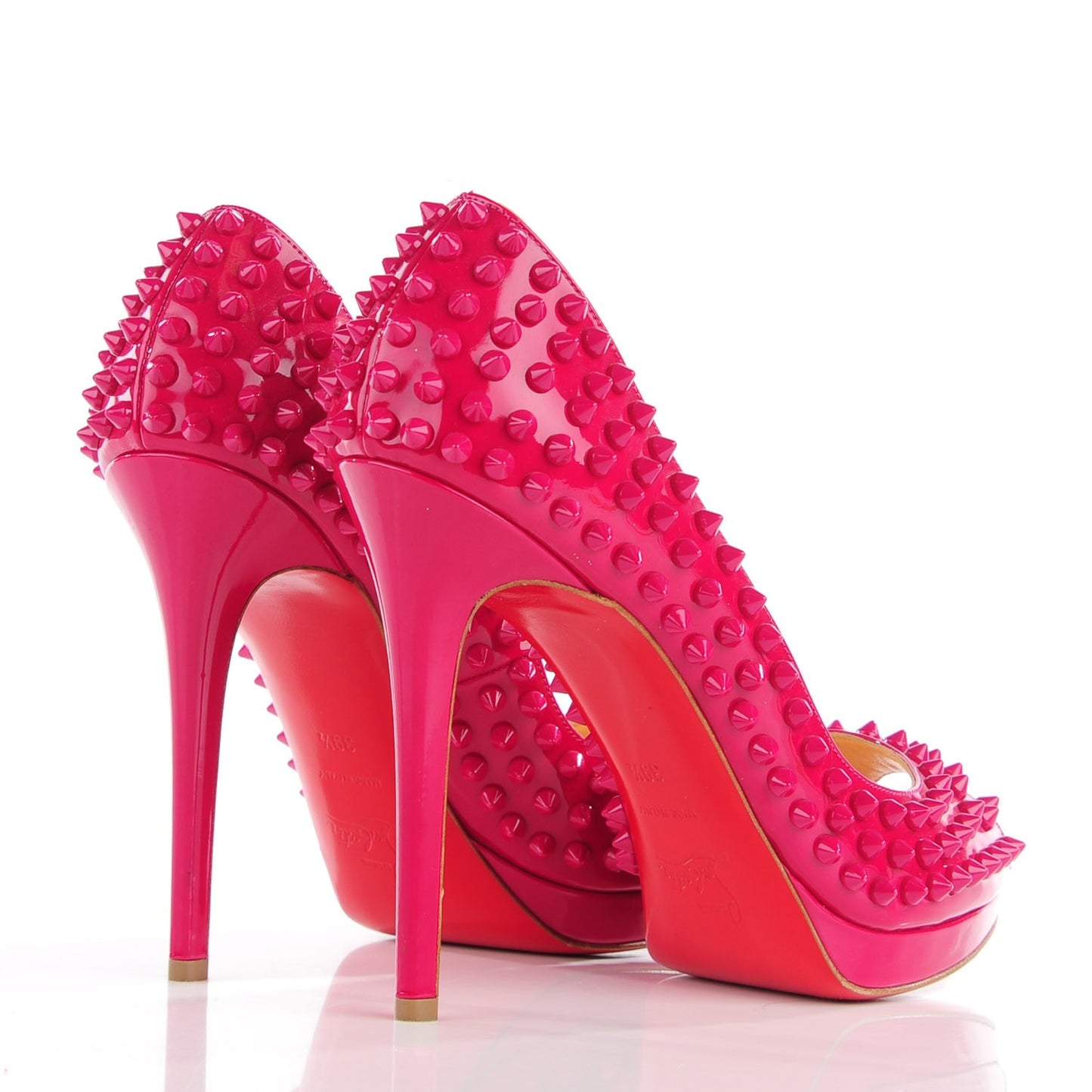 Patent Yolanda Spikes 120 Pumps 39.5 Grenadine