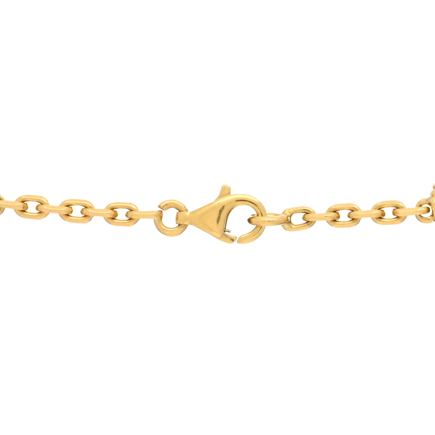 Van Cleef & Arpels 18K Yellow Gold Mother of Pearl 10 Motifs Vintage Alhambra Necklace 3 of 6