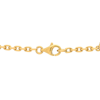 Van Cleef & Arpels 18K Yellow Gold Mother of Pearl 10 Motifs Vintage Alhambra Necklace 3 of 6