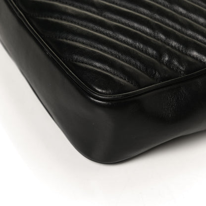 Saint Laurent Calfskin Matelasse Monogram Lou Camera Bag Black 11 of 17