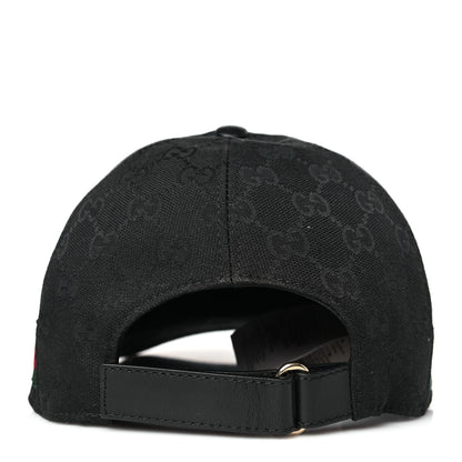 Gucci Monogram Web Baseball Hat XL Black 5 of 8