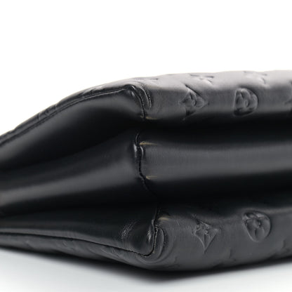 Louis Vuitton Lambskin Embossed Monogram Coussin PM Black 7 of 8