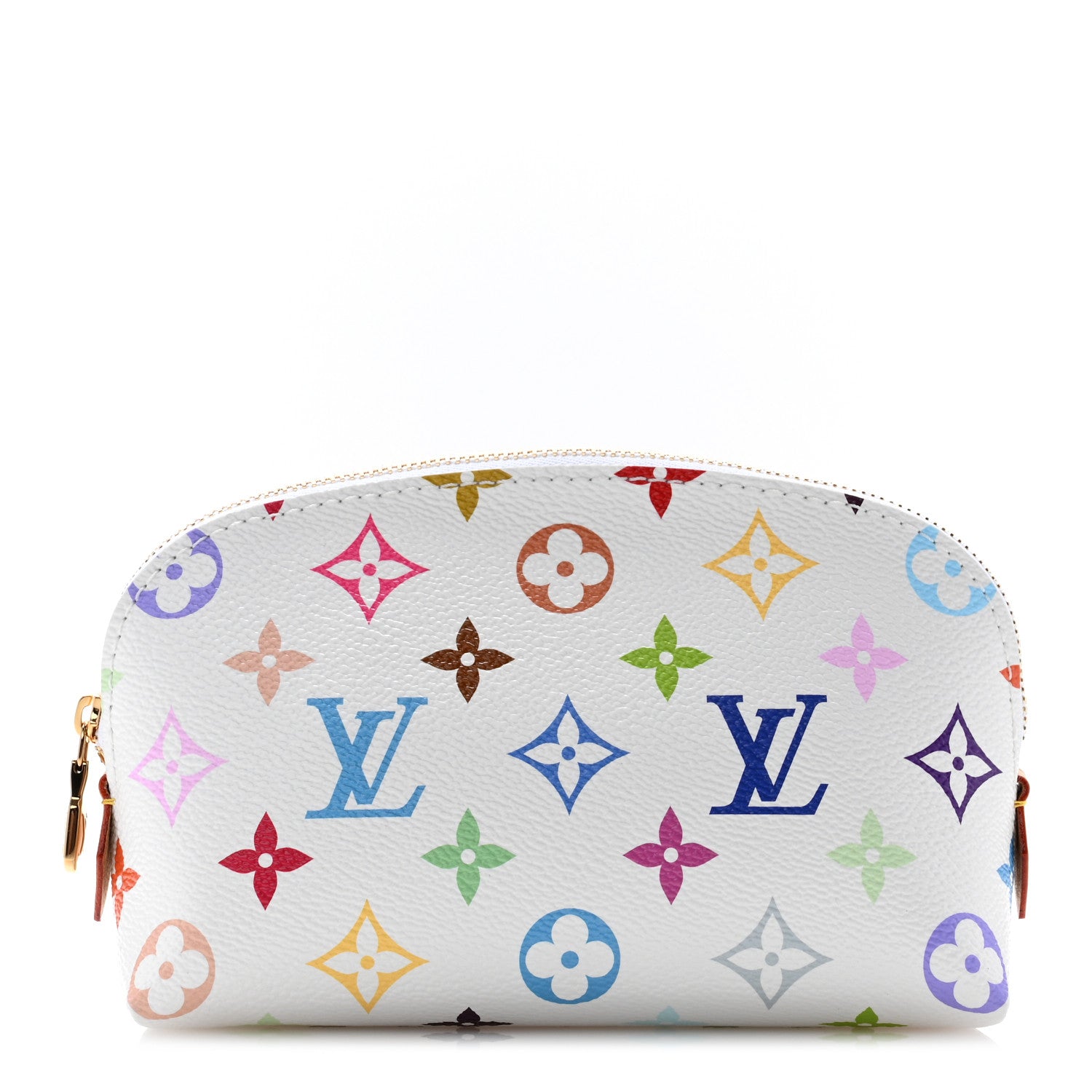 Louis Vuitton LV x TM Monogram Multicolor Cosmetic Pouch PM White 1 of 7