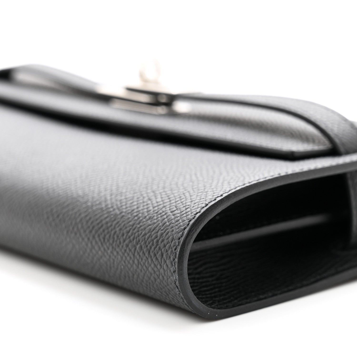 Hermes Epsom Kelly Wallet To Go Black 8 of 9