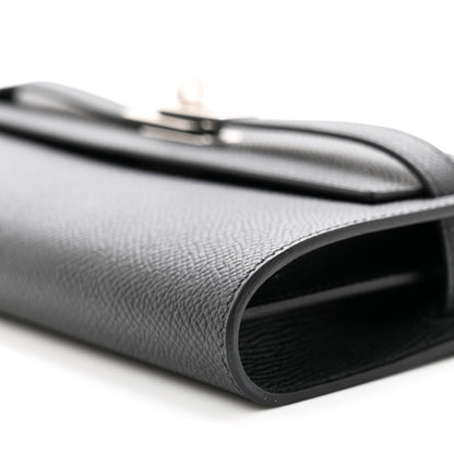 Hermes Epsom Kelly Wallet To Go Black 8 of 9