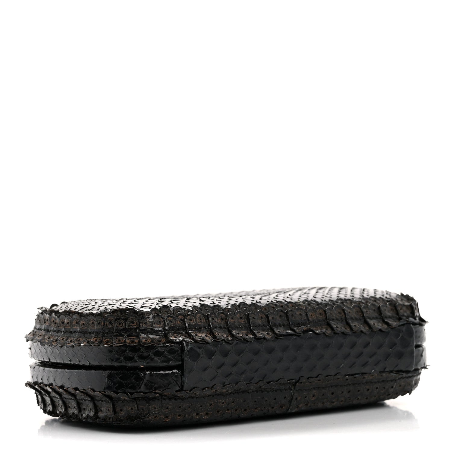 Bottega Veneta Impero Ayers Knot Clutch Black 4 of 9