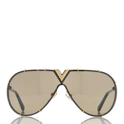 Louis Vuitton Metal LV Drive Sunglasses Z0897W Black Gold 2 of 8