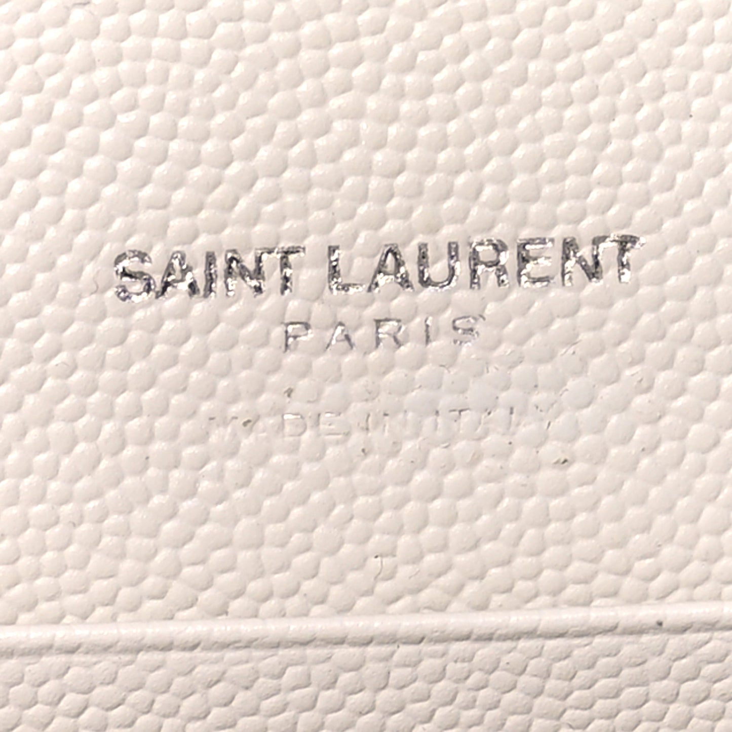Grain De Poudre Matelasse Chevron Small Monogram Envelope Wallet Crema Soft