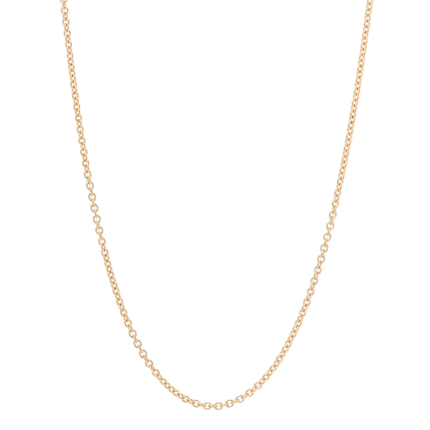 Cartier 18K Yellow Gold Forsa Link Chain Necklace 1 of 5