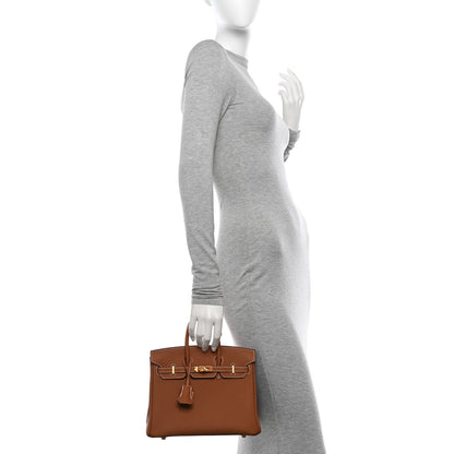 Hermes Togo Birkin 25 Gold 2 of 13