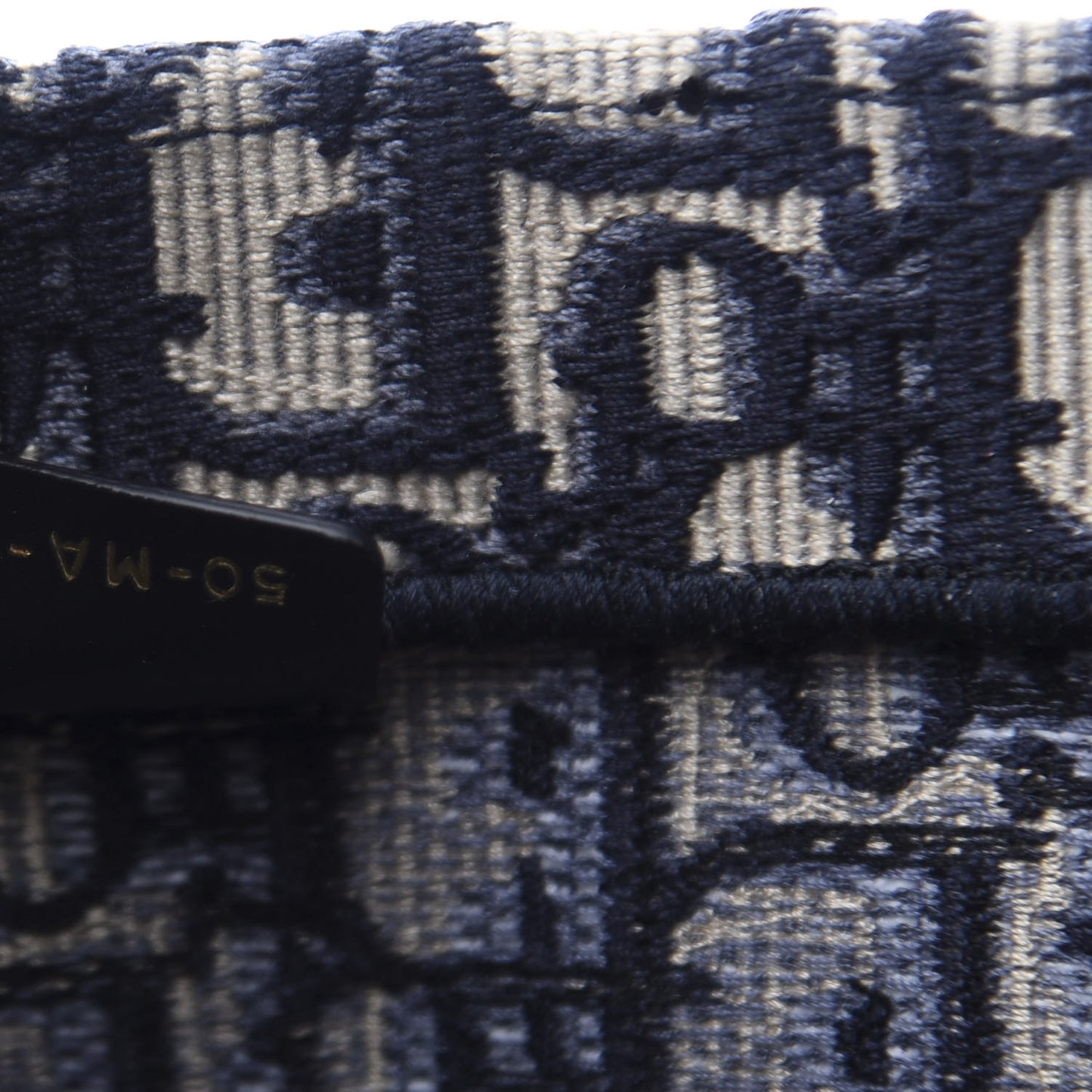 Oblique Book Tote Blue Multicolor
