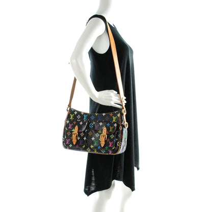 Louis Vuitton Monogram Multicolor Lodge GM Black 2 of 7