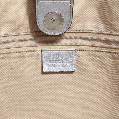 Gucci Guccissima Large Sukey Tote Silver 6 of 7