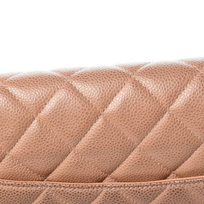Chanel Caviar Quilted Jumbo Double Flap Beige Clair 11 of 13
