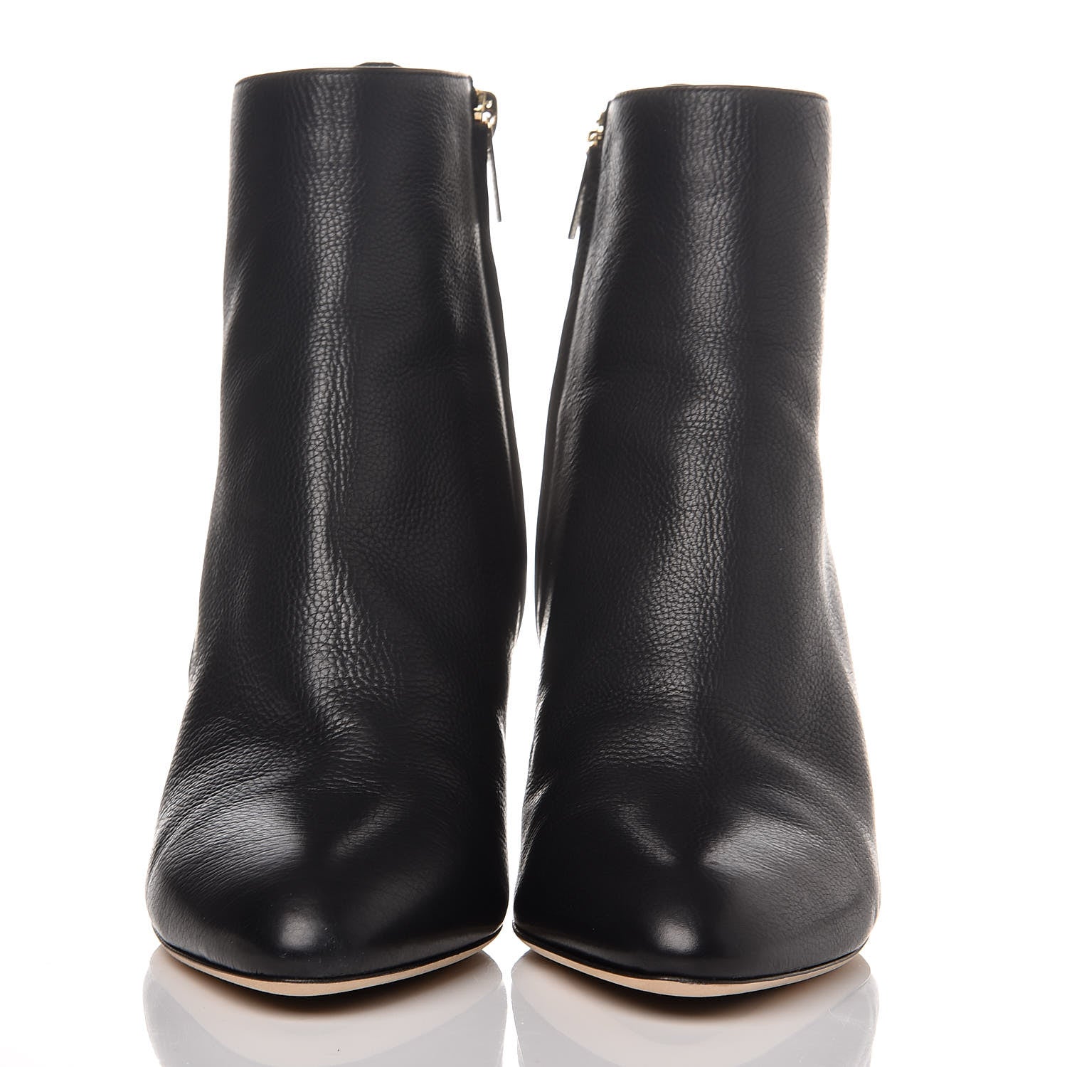 Jimmy Choo Grainy Calfskin Autumn 65 Ankle Boots 38 Black 2 of 14