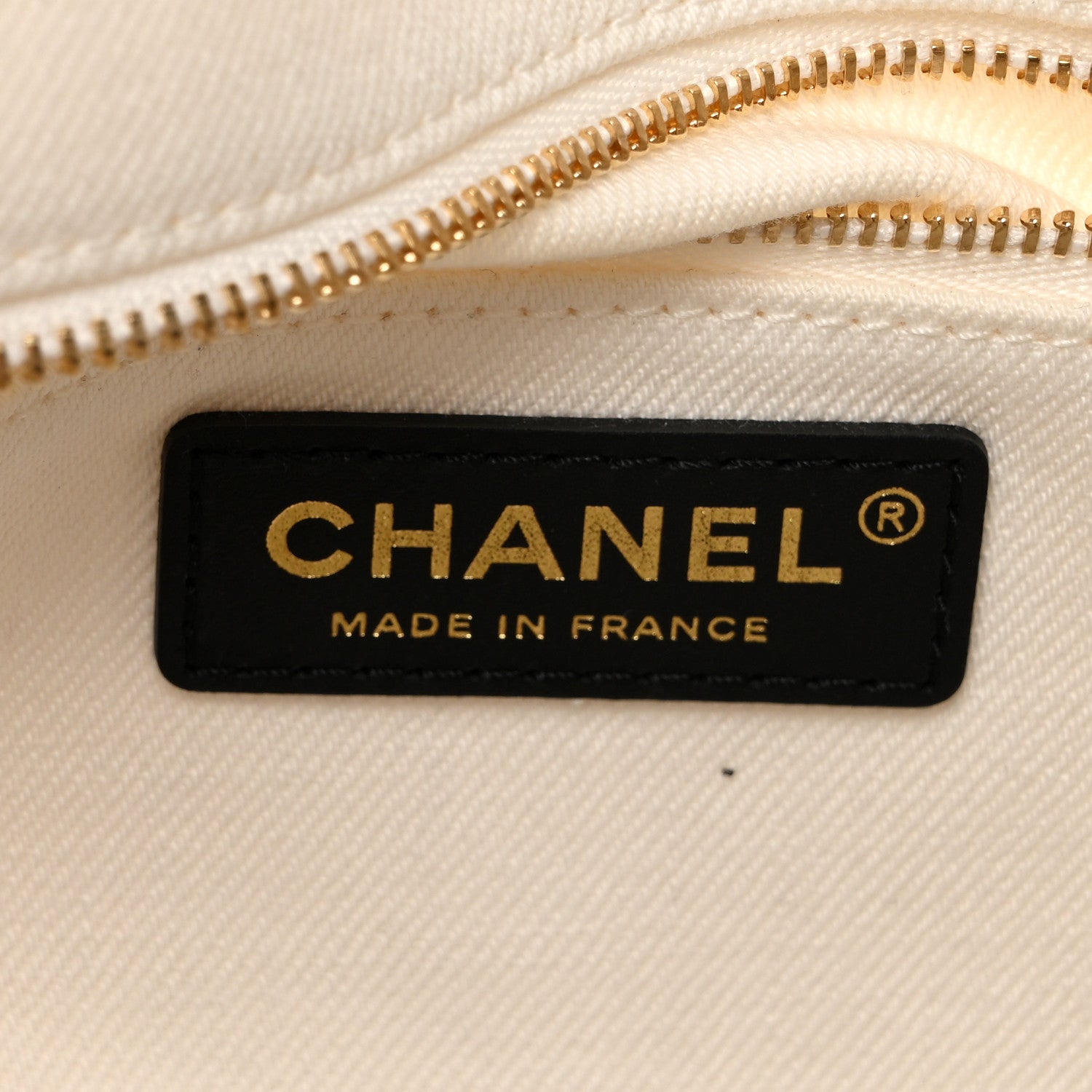 Chanel Denim Calfskin Quilted Coco Beach Small Shopping Tote White Black 7 of 11