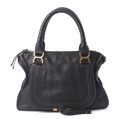 Chloe Calfskin Medium Marcie Satchel Black 1 of 9