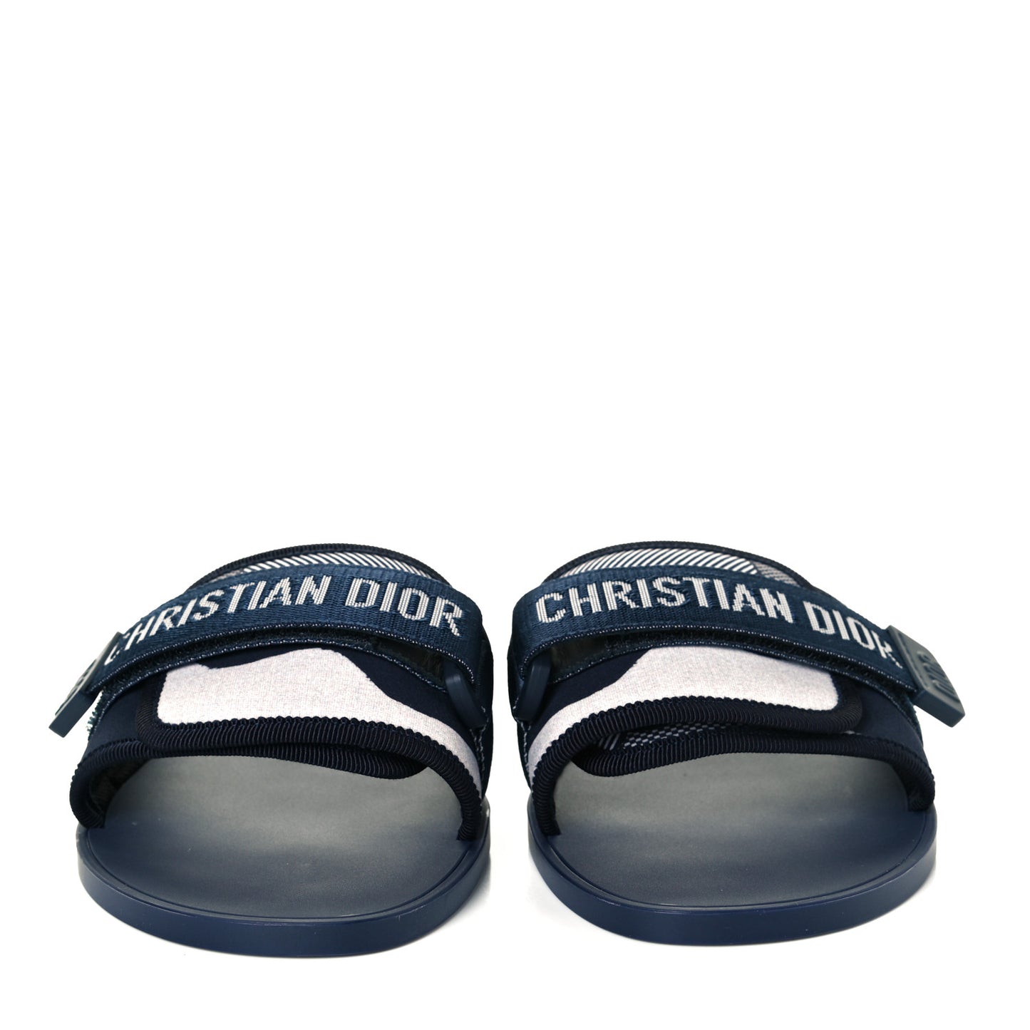 Technical Stretch Fabric Camouflage Dio(r)evolution Slide Sandals 41 Deep Blue