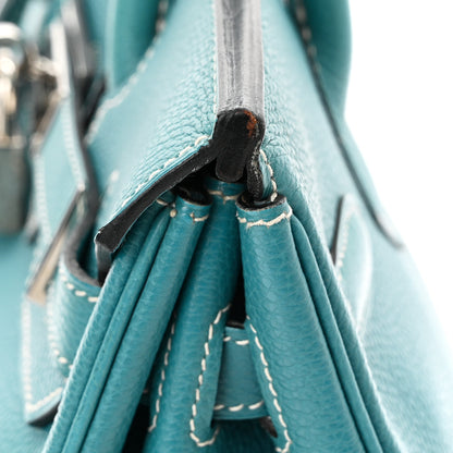 Hermes Togo Birkin 30 Blue Jean 14 of 17