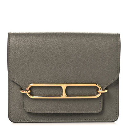 Hermes Evercolor Roulis Slim Wallet Gris Meyer 1 of 9