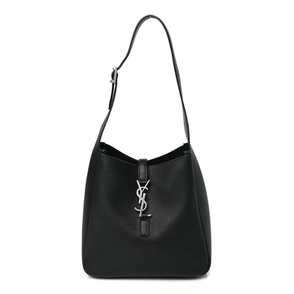 Saint Laurent Smooth Calfskin Small Le 5 A 7 Soft Hobo Black 1 of 10