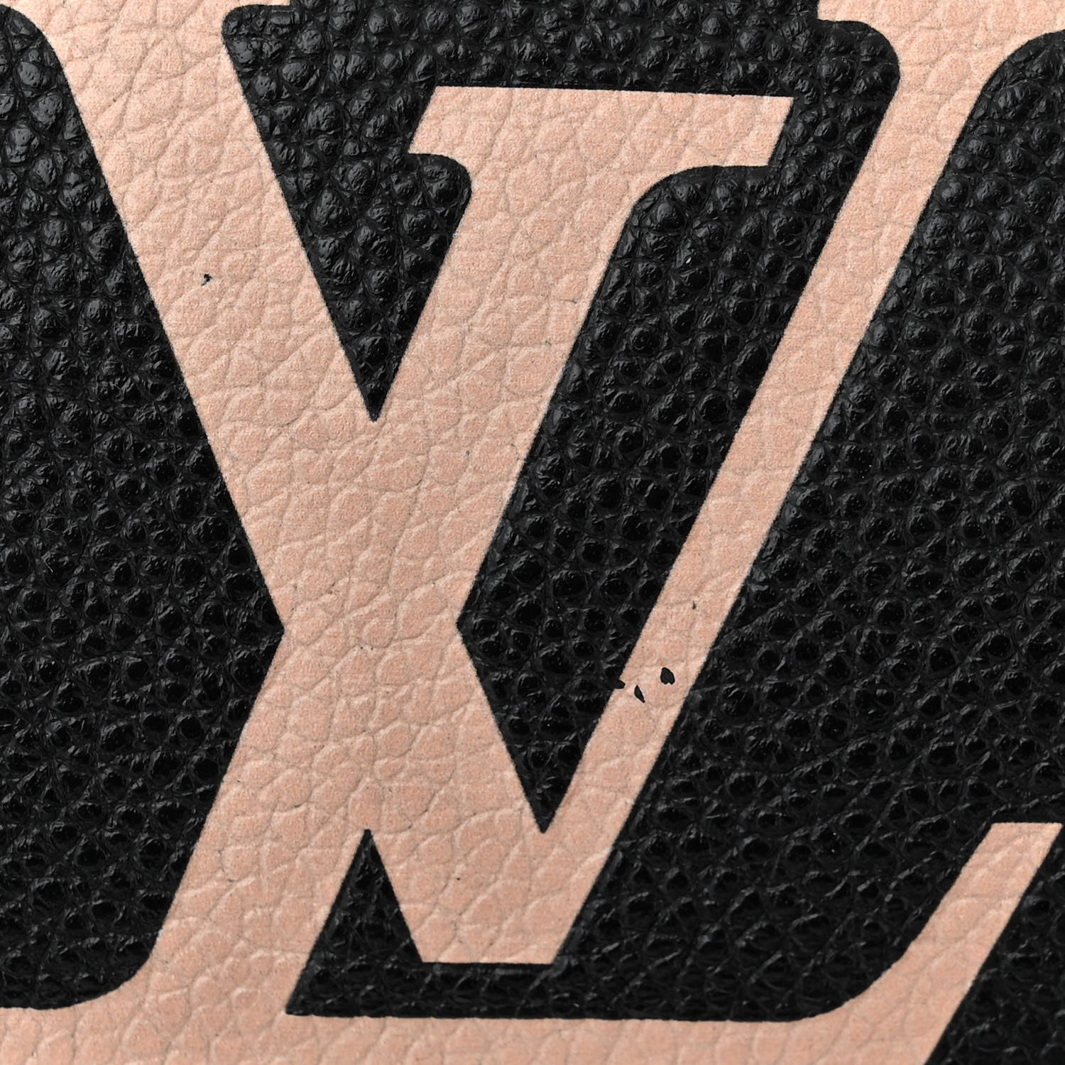 Louis Vuitton Empreinte Monogram Giant Speedy Bandouliere 25 Black Beige 10 of 11