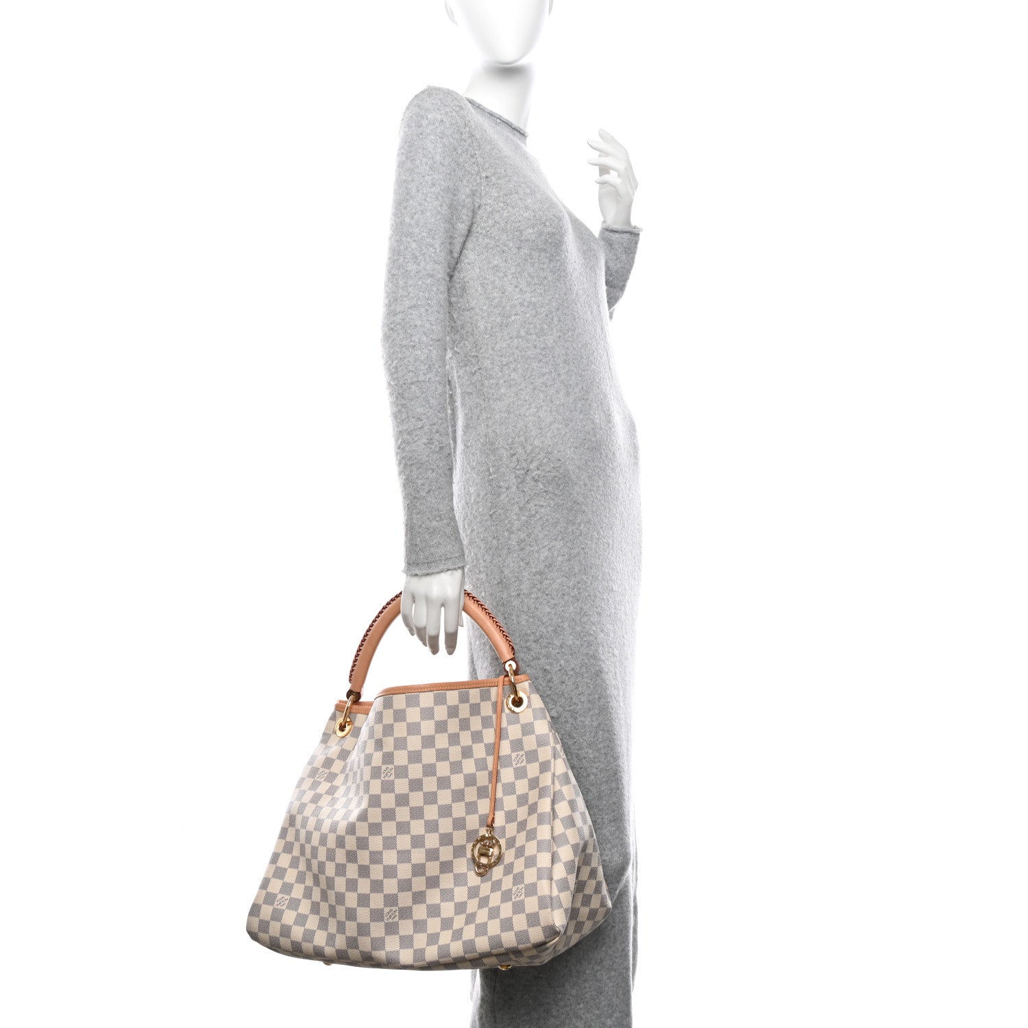 Louis Vuitton Damier Azur Artsy MM 2 of 9