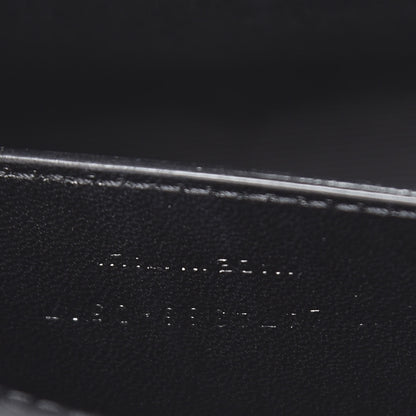 Saint Laurent Calfskin Crocodile Embossed Monogram Small Kate Tassel Satchel Black 6 of 10