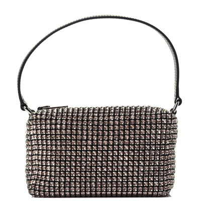 Alexander Wang Mesh Crystal Rhinestone Mini Heiress Pouch Pink 1 of 4