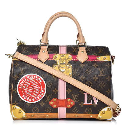Louis Vuitton Monogram Summer Trunks Speedy Bandouliere 30 1 of 11