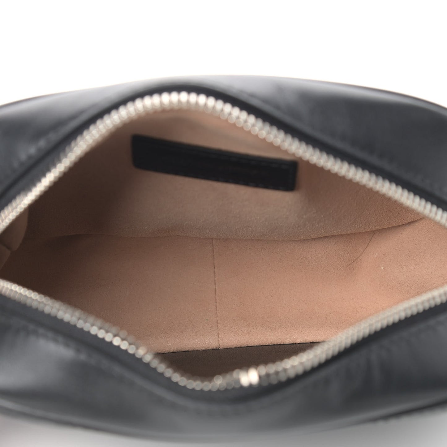 Calfskin Matelasse Aria Mini GG Marmont Chain Shoulder Bag Black