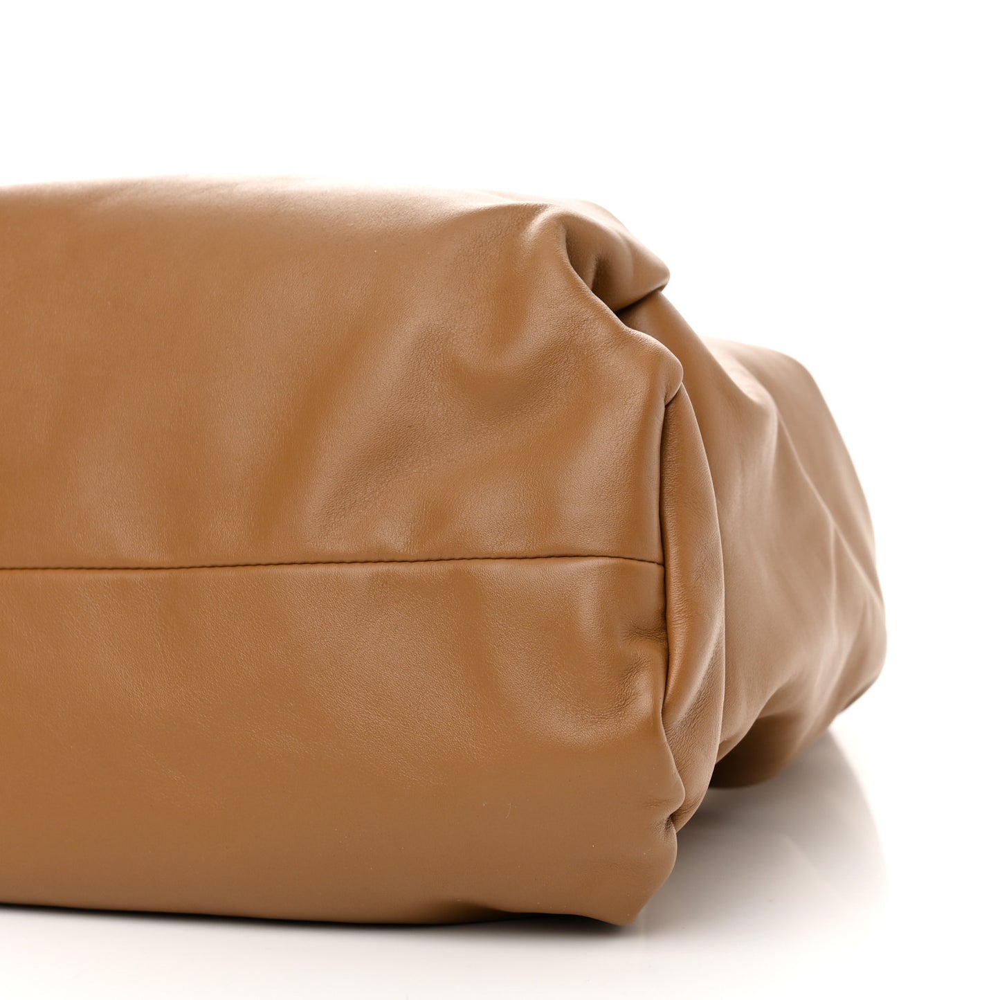 Smooth Butter Calfskin Small The Shoulder Pouch Moutarde