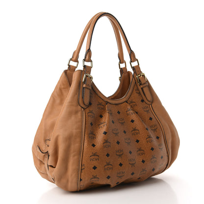 MCM Visetos Shoulder Bag Cognac 3 of 13