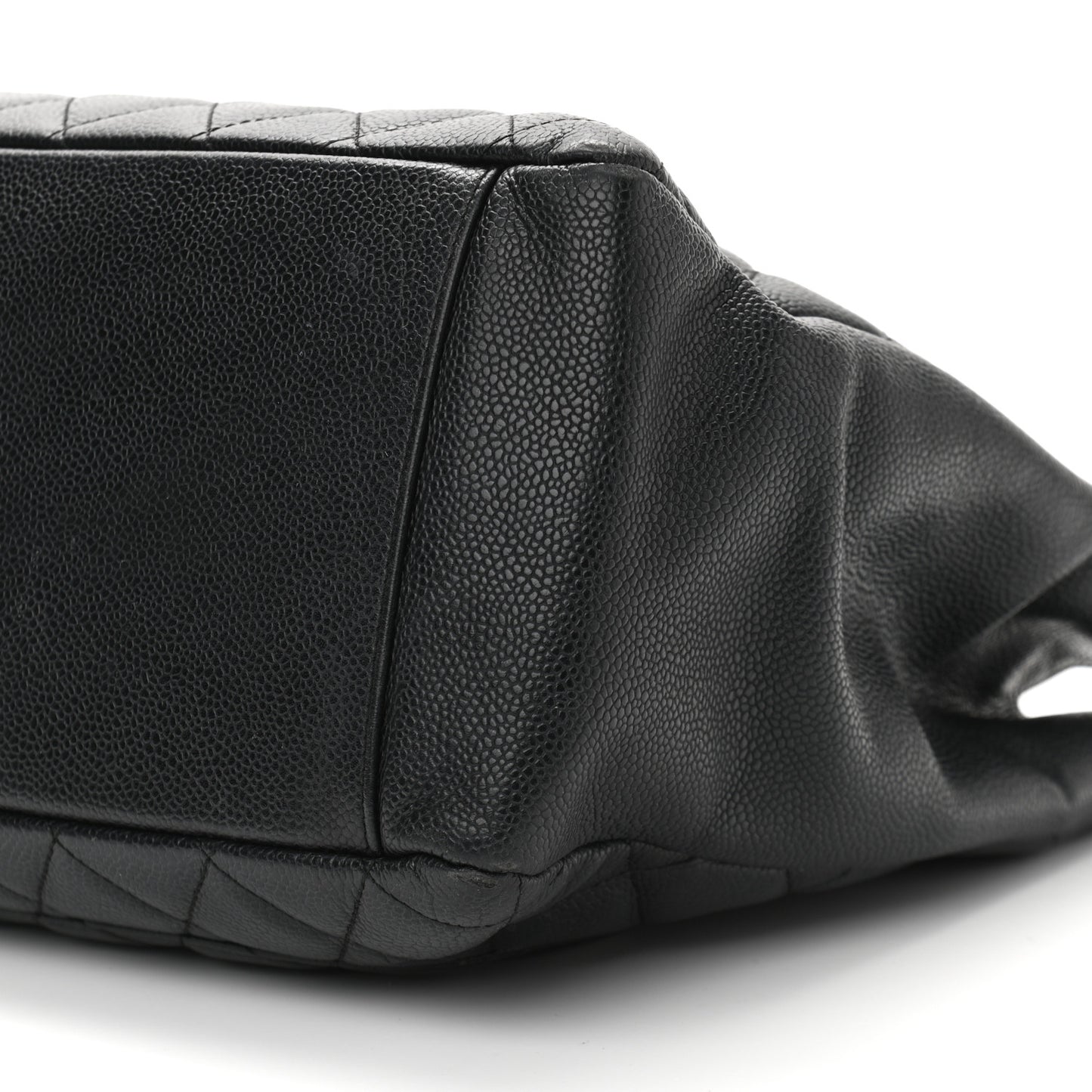 Caviar Quilted Grand Shopping Tote GST Black