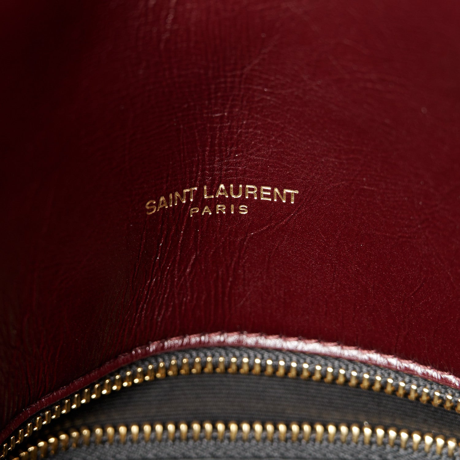 Saint Laurent Patent Lambskin Quilted Medium Loulou Puffer Monogram Chain Satchel Barolo Red 7 of 11