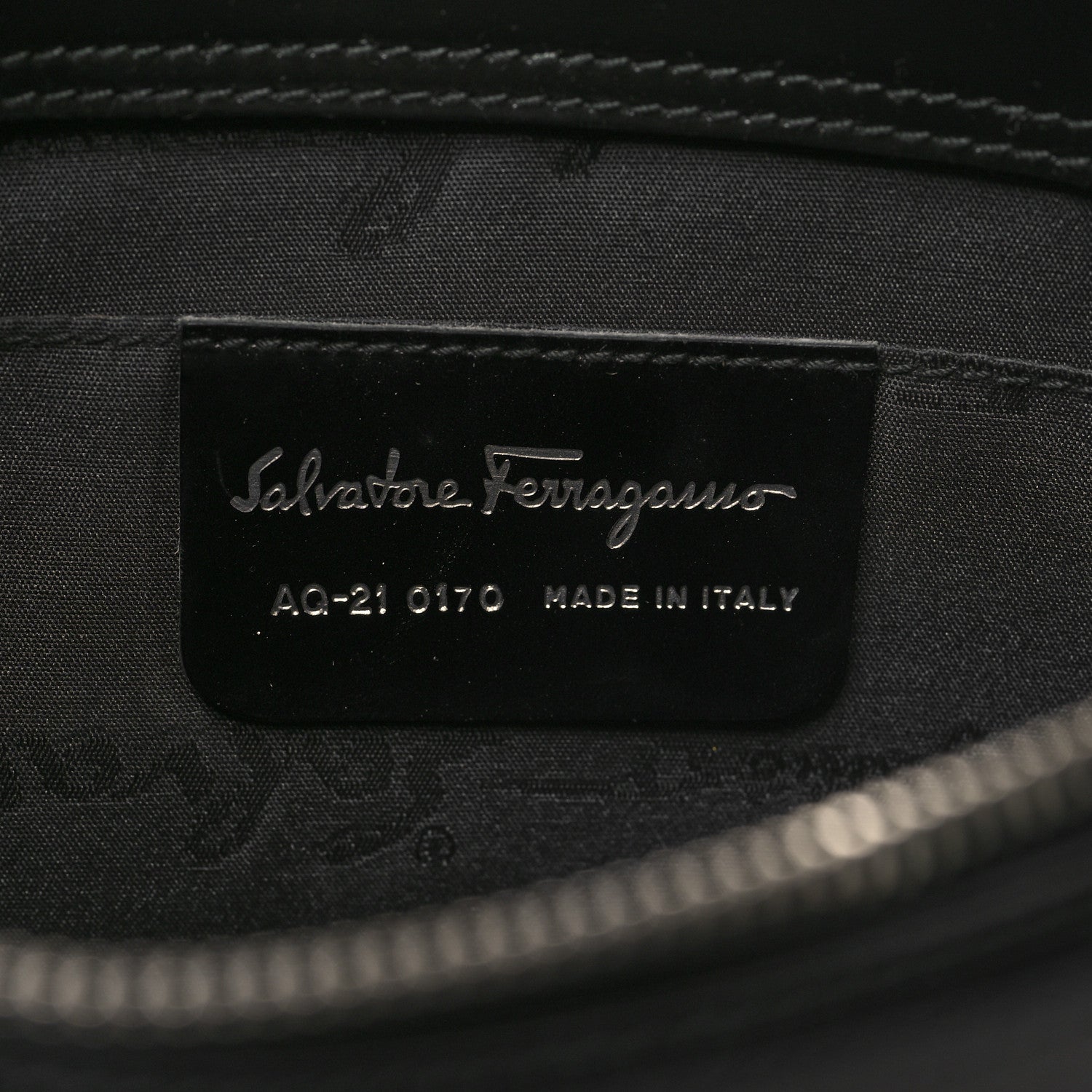 Salvatore Ferragamo Soft Calfskin Gancini Hobo Black 6 of 10