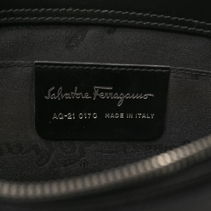 Salvatore Ferragamo Soft Calfskin Gancini Hobo Black 6 of 10