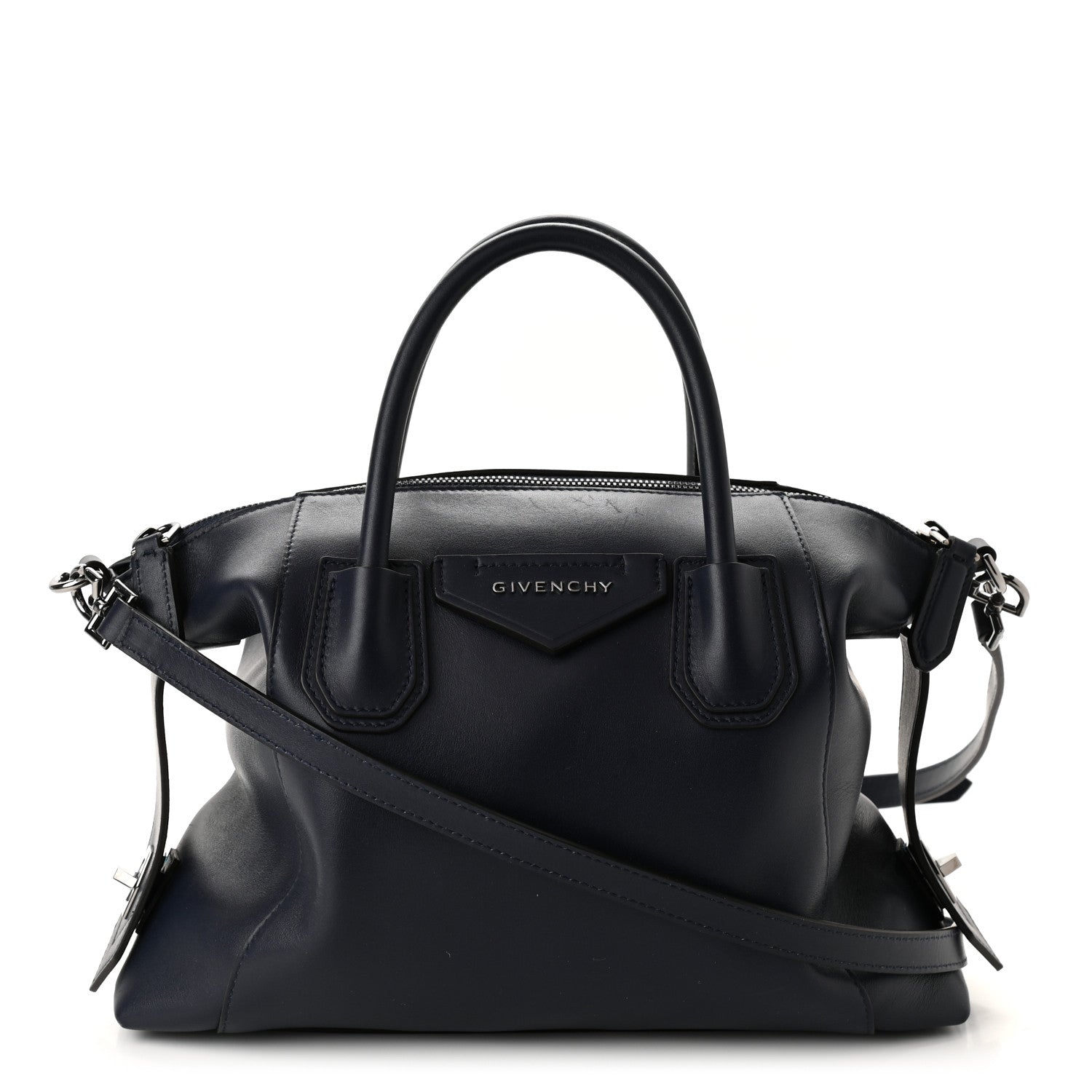 Givenchy Smooth Calfskin Small Soft Antigona Navy 1 of 8