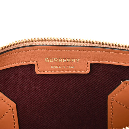 Burberry Horseferry Check Medium Bowling Bag Tan 6 of 9
