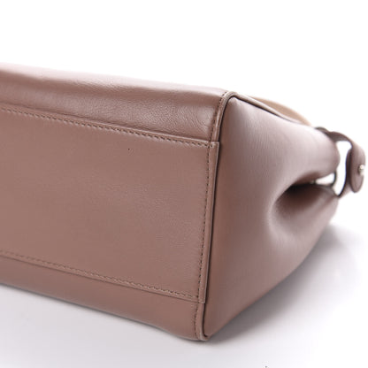 Fendi Nappa Colorblock Mini Peekaboo Iconic Satchel English Rose Plaster Oxigen 8 of 12