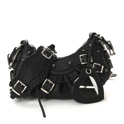 Balenciaga Calfskin Le Cagole With Buckles Shoulder Bag XS Black 1 of 9