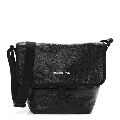 Balenciaga Agneau Arena Small Explorer Messenger Bag Black 1 of 11