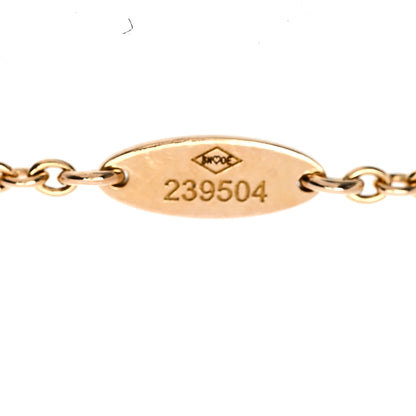 Christian Dior 18K Rose Gold Diamond Pink Opal Rose Des Vents Bracelet 6 of 6