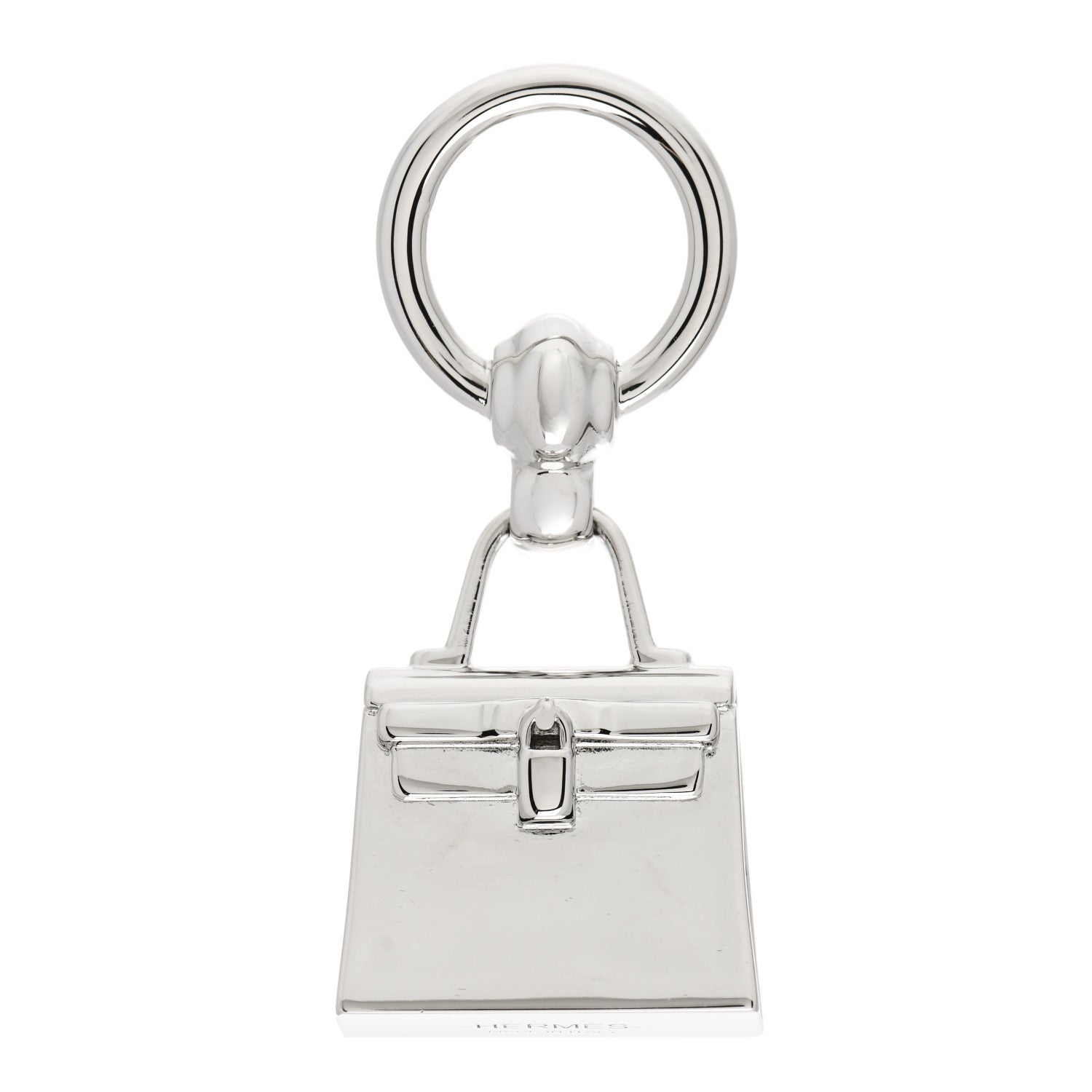 Hermes Palladium Mini Kelly Twilly Ring 1 of 4
