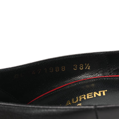 Saint Laurent Calfskin Zoe 105 Pumps 38.5 Black 9 of 10