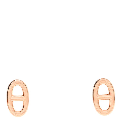Hermes 18K Rose Gold TPM Farandole Stud Earrings 1 of 5