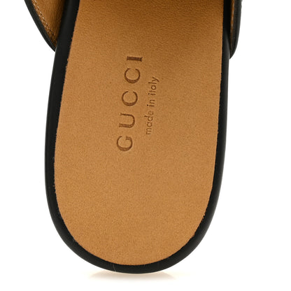 Gucci Calfskin Womens Princetown Slippers 37.5 Black 7 of 10